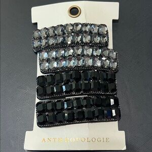 New Anthropologie Gem Barrettes